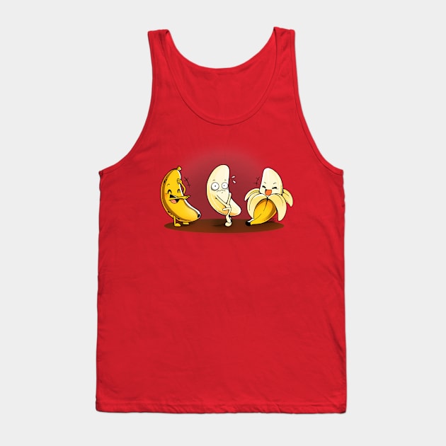 Banana Fun Tank Top by Vallina84